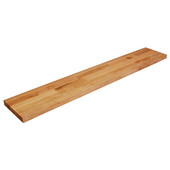  1-3/4'' Thick Hard Maple Steam Table Boards, 96'' W x 8'' D, Oil Finish