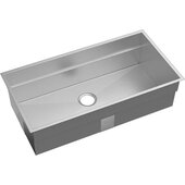 Reveal Commerical Home Refinements SmartStation Undermount Single Bowl Kitchen Sink, 37-1/2'' W x 20-3/8'' D x 10'' H