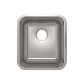  ProChef - ProInox Collection Stainless Steel Single Bowl Undermount Kitchen Sink<br> 15-3/4''W x 17-3/4''D x 9''H