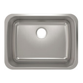 ProChef - ProInox Collection Stainless Steel Single Bowl Undermount Kitchen Sink<br> 24-3/4''W x 18-3/4''D x 9''H