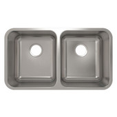  ProChef - ProInox Collection Stainless Steel Double Bowl Undermount Kitchen Sink<br> 30-7/8''W x 17-3/4''D x 9''H