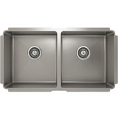  ProChef - ProInox Undermount Double Bowl Kitchen Sink,  33''W x 18''D x 8''H