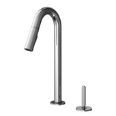  Apex Pull Down Kitchen Faucet with Dual Spray & Remote Single Lever, Polished Chrome