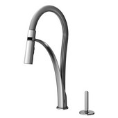 Abyss Professional Kitchen Faucet with Dual Spray & Remote Single Lever, Polished Chrome