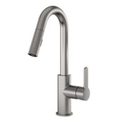  Apex Pull Down Kitchen Faucet with Dual Spray, Brushed Nickel