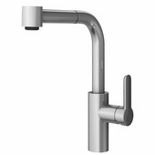 JULIEN Pure Collection Contemporary Kitchen Faucet with Pull-Down Sprayhead in Polished Chrome