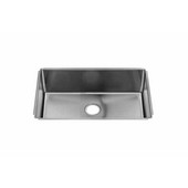 JULIEN J18 Collection Undermount Sink with Single Bowl, 18 Gauge Stainless Steel,  34''W x 17-1/2''D x 10''H
