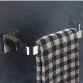  Aura Bathroom Tissue Holder without Cover in Brushed Nickel, 6-3/8'' W x 2-15/16'' D x 1-3/4'' H
