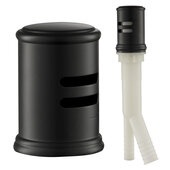  Dishwasher Air Gap in Matte Black with Rounded Corners, 1-7/8'' Diameter x 2-1/2'' H