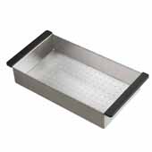  Stainless Steel Colander for Kitchen Sink, 16-3/4''W x 8-3/4''D x 3-1/8''H