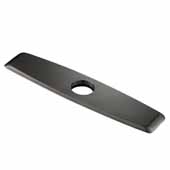  DP02 Series Deck Plate for Single Hole Kitchen Faucet In Oil Rubbed Bronze, 10-1/4''W x 2-1/2''D x 1/4''H