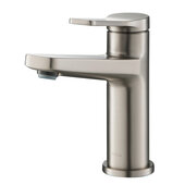 KRAUS Indy™ Single Handle Bathroom Faucet In Spot Free Stainless Steel, Spout Height: 4-5/8'', Spout Reach: 5-1/8''