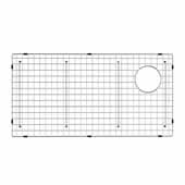  Bellucci™ 25'' Series Stainless Steel Kitchen Sink Bottom Grid with Soft Rubber Bumpers for 30'' Kitchen Sink, 25-1/4''W x 14-1/4''D x 7/8''H