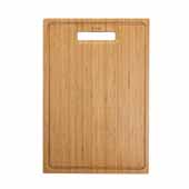  Organic Solid Bamboo Cutting Board for Kitchen Sink, 17-1/2''W x 12''D x 3/4''H
