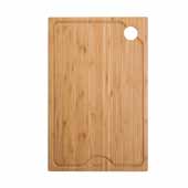  Workstation Kitchen Sink 11'' W Solid Bamboo Cutting Board, 10-3/4''W x 16-3/4''D x 3/4''H