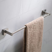  Ventus™ 19'' Bathroom Towel Bar, Brushed Nickel, 19-5/8'' W x 2-3/4'' D x 1-7/8'' H, Center to Center: 17-3/4''