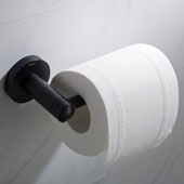  Elie™ Bathroom Toilet Paper Holder, Matte Black, 6-3/4'' W x 2-7/8'' D x 2-1/8'' H