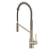 ® Oletto™ 2-in-1 Commercial Style Pull-Down Single Handle Water Filter Kitchen Faucet for Reverse Osmosis or Water Filtration System in Spot-Free Antique Champagne Bronze