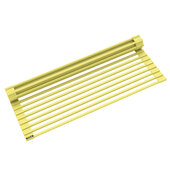 KRAUS KRM10 Series Multipurpose Over-Sink Roll-Up Dish Drying Rack in Yellow, 20-1/2'' W x 12-3/4'' D x 3/8'' H