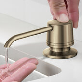  KSD-31 Series Kitchen Soap and Lotion Dispenser in Spot-Free Antique Champagne Bronze, Spout Height: 1-5/8'' H; Spout Reach: 3-5/8'' D