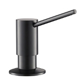 KRAUS Kitchen Soap and Lotion Dispenser in Matte Black, Pump Height: 2-3/4'' H, Spout Reach: 3-1/2'' D, Spout Height: 3-1/4'' H