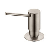 KRAUS Kitchen Soap and Lotion Dispenser, Stainless Steel,Pump Height: 2-3/4'' H, Spout Reach: 3-1/2'' D, Spout Height: 3-1/4'' H