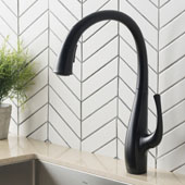 Ansel™ Matte Black Finish Dual Function Pull-Down Kitchen Faucet
