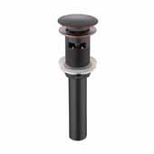  Pop-Up Drain with Overflow in Oil Rubbed Bronze, 2-5/8''W x 2-5/8''D x 8-5/8''H