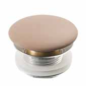  #KRS-PU-20GBE In Pop-Up Drain with Porcelain Ceramic Top for Bathroom Sink without Overflow In Gloss Beige, 2-3/4''Diameter x 8-5/8''H