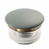  #KRS-PU-20GGR In Pop-Up Drain with Porcelain Ceramic Top for Bathroom Sink without Overflow In Gloss Grey, 2-3/4''Diameter x 8-5/8''H