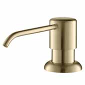 KRAUS Bolden™ Kitchen Soap and Lotion Dispenser in Spot Free Antique Champagne Bronze, Pump Height: 2-3/8'' H, Spout Reach: 3-7/8'' D, Spout Height: 1-5/8'' H