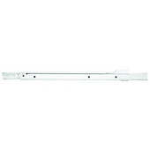  Side Mounted 3/4 Extension 75lbs. Drawer Slide (Pair), White Finish, 300mm Long, Available in Multiple Lengths