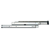  Side Mounted Full Extension 150lbs. Drawer Slide (Pair), Anochrome Finish, 12'' - 30'' Lengths, Anochrome Finish