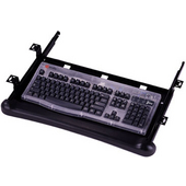  Keyboard Drawer, Steel platform w/ Cushioned Palm Rest