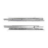  Heavy Duty Undermount Full Extension 120lbs. Drawer Slide (Pair), Galvanized Finish, 5/8'' to 3/4'' Material Thickness, 18'' Long