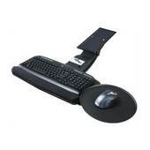  Keyboard Tray w/Round Mouse Tray, 20'' W x 10-4/5'' D