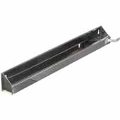 Sink Front Trays With Stops, Deep Depth, Stainless Steel, 11-5/8''W x 3''D x 3''H