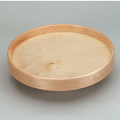Rev-A-Shel Full Round Best Quality Natural Wood Single Tray Lazy Susan for Shelf Mounting, 18'' - 32'' Diameters Available