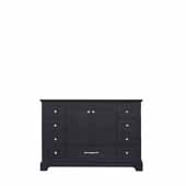  Dukes 48'' Espresso Vanity Base Cabinet Only, 47''W x 21-1/2''D x 33-1/4''H