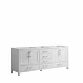  Jacques 80'' White Vanity Base Cabinet Only, 79''W x 21-1/2''D x 33-1/4''H