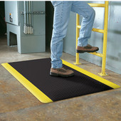  Supreme SlipTech Floor Mat, 2' x 60', Black/Yellow