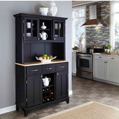 Home Styles Nantucket Pantry In Distressed Black Kitchensource Com