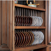 Cabinet Accessories - Pre-Assembled Plate Display Rack Kit by 