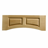 Solid Wood Raised Panel Valance, Available in Multiple Wood Species & Widths