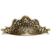  King's Road Collection 6'' Wide Kensington Cabinet Bin Pull in 24K Satin Gold, 6'' W x 1-1/8'' D x 2-1/2'' H