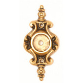  King's Road Collection 2-3/4'' Wide Pembridge Cabinet Backplate in 24K Satin Gold, 2-3/4'' W x 1/8'' D x 1-5/16'' H