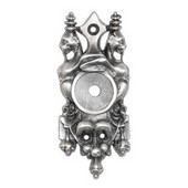  King's Road Collection 2-3/4'' Wide Griffin Cabinet Backplate in Antique Pewter, 2-3/4'' W x 1/8'' D x 1-1/4'' H