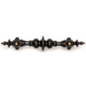  King's Road Collection 6-3/8'' Wide Portobello Road (Crystals) Cabinet Pull in Dark Brass, 6-3/8'' W x 1-7/8'' D x 1-1/4'' H