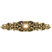  King's Road Collection 5-7/8'' Wide Queensway Cabinet Pull in 24K Satin Gold, 5-7/8'' W x 1-5/8'' D x 1-1/4'' H