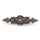  King's Road Collection 3-5/8'' Wide Pembridge Cabinet Pull in Dark Brass, 3-5/8'' W x 1-5/8'' D x 1'' H